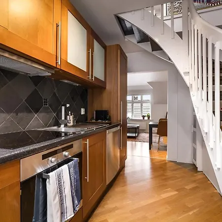 Apartmán Bright Top-Floor Apartment With Sea View Bergen