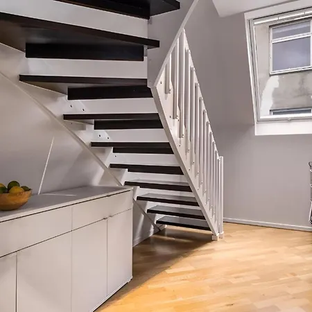 Apartmán Bright Top-Floor Apartment With Sea View Bergen