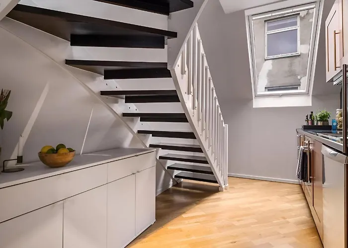 Apartmán Bright Top-Floor Apartment With Sea View Bergen